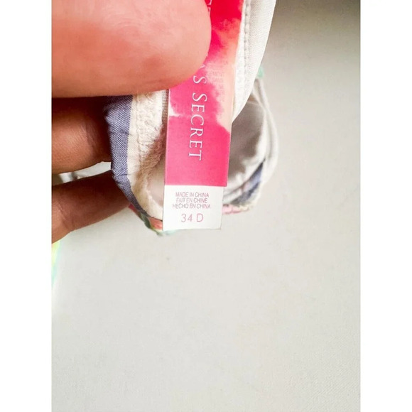 Victorias Secret Striped Seersucker 2 Piece Bikini Set L/34D - Picture 3 of 9